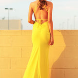 Alexis Gown - Yellow - Miss Runway Boutique