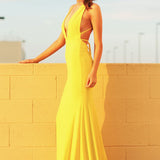 Alexis Gown - Yellow - Miss Runway Boutique