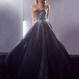 Beatrice Tulle Gown - Black