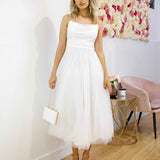 Charlotte Midi Dress - White