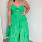 Dominique Maxi Dress - Green