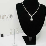 Diana Jewellery Set - Silver