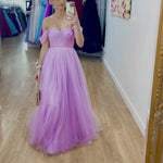 Genevieve Tulle Gown Lilac