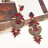Glam Child Earrings - Red