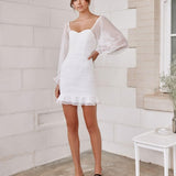 Harriette Mini Dress - White