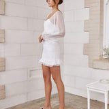 Harriette Mini Dress - White