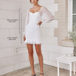 Harriette Mini Dress - White