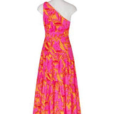 Siena Floral Maxi Dress - Hot Print