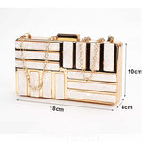 Taylor Box Clutch - Gold