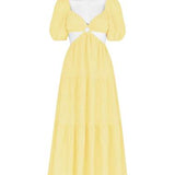 Olga Maxi Dress - Yellow
