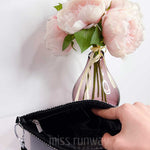 Lola Diamante Mini Bag - Black
