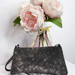 Lola Diamante Mini Bag - Black