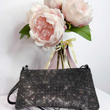 Lola Diamante Mini Bag - Black