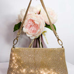 Lola Diamante Mini Bag - Gold