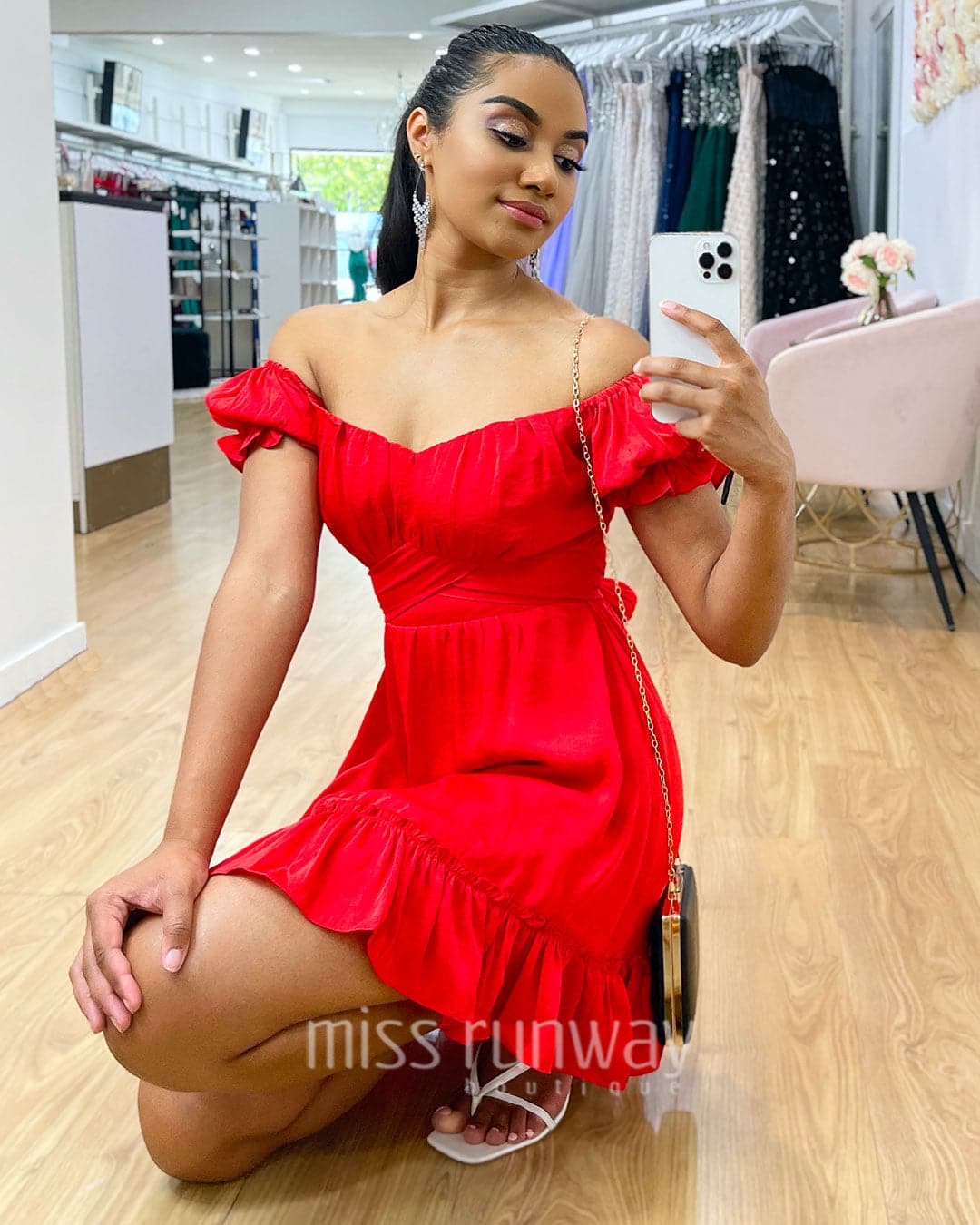 masie-mini-dress-red