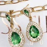 teardrop-jewel-earrings-green