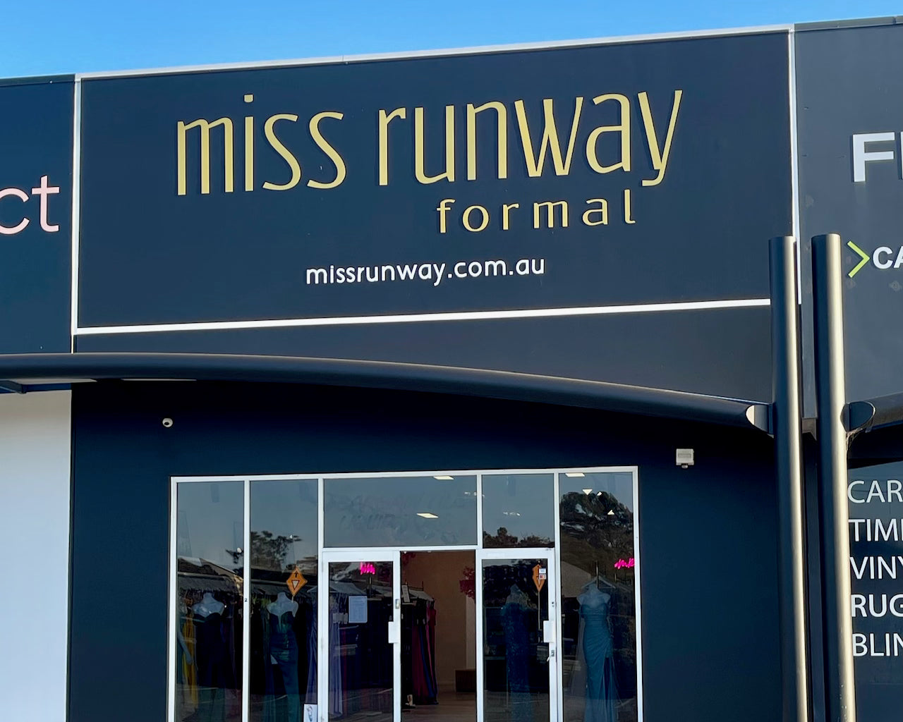 Miss Runway Formal Store Gowns Burleigh Heads Gold Coast