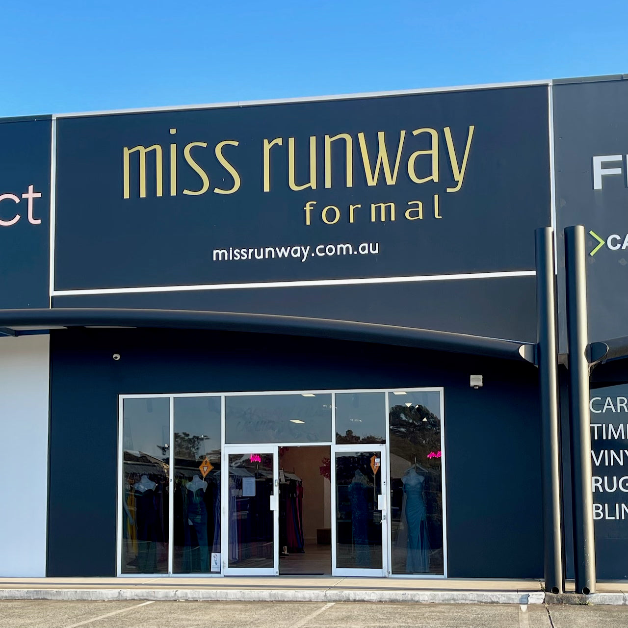 Miss Runway Formal Store Gowns Burleigh Heads Gold Coast