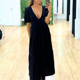 Asha Maxi Dress - Black