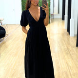 Asha Maxi Dress - Black