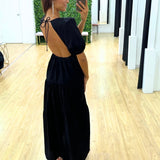 Asha Maxi Dress - Black