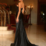 Pixie Corset Lace Gown - Black