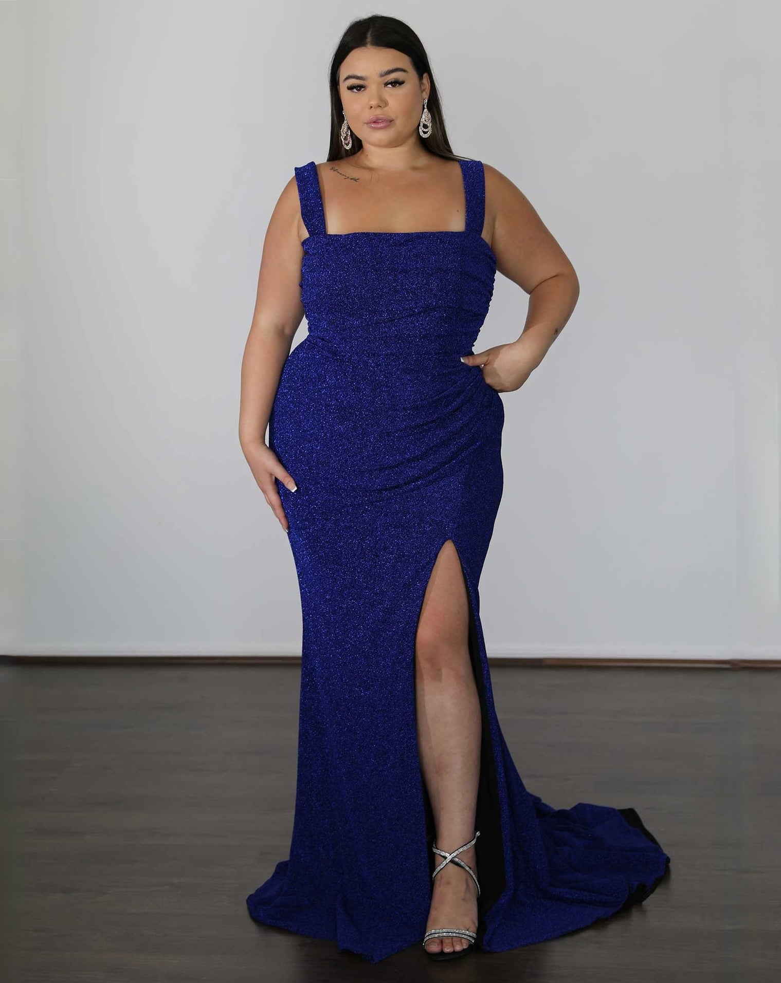blue dress fancy ParisLily Women Light Strapless Light Blue Long Tight Beaded Prom Anne Klein Women's Sleeveless staff Size:Custom Made(Leave note about custom measurements)