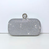 Royal Nightfall Clutch - Silver