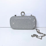 Royal Nightfall Clutch - Silver