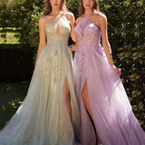 Clara Tulle Gown - Dusty Lavender