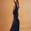 Alexis Gown Navy Front