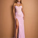 Alice Mesh Corset Gown Pink Front