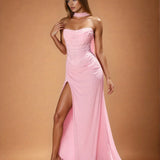 Alice Corset Gown Pink Front
