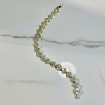 Amoris Tennis Bracelet Gold