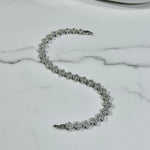 Amoris Tennis Bracelet Silver