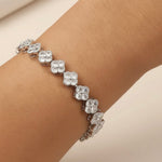Amoris Tennis Bracelet Silver