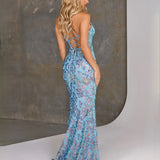 Ariel Mermaid Gown - Aqua