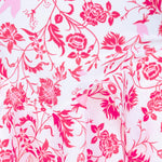 Boston Playsuit Pink Print Fabric Swatch