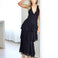 Bella Layered Chiffon Maxi Dress - Black