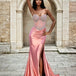 Bianca Strapless Corset Gown Rose