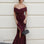 Briana Maxi Dress Mahogany Front