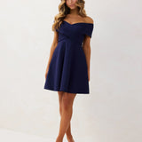 Britt Mini Dress - Navy