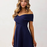 Britt Mini Dress - Navy