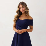 Britt Mini Dress - Navy