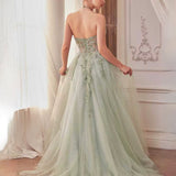 Clara Tulle Gown - Sage