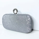 Royal Nightfall Clutch - Silver