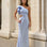 Cassia Maxi Dress Blue Front