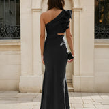 Cassia Maxi Dress Black Back