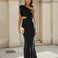 Cassia Maxi Dress Black Front