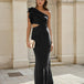 Cassia Maxi Dress Black Front